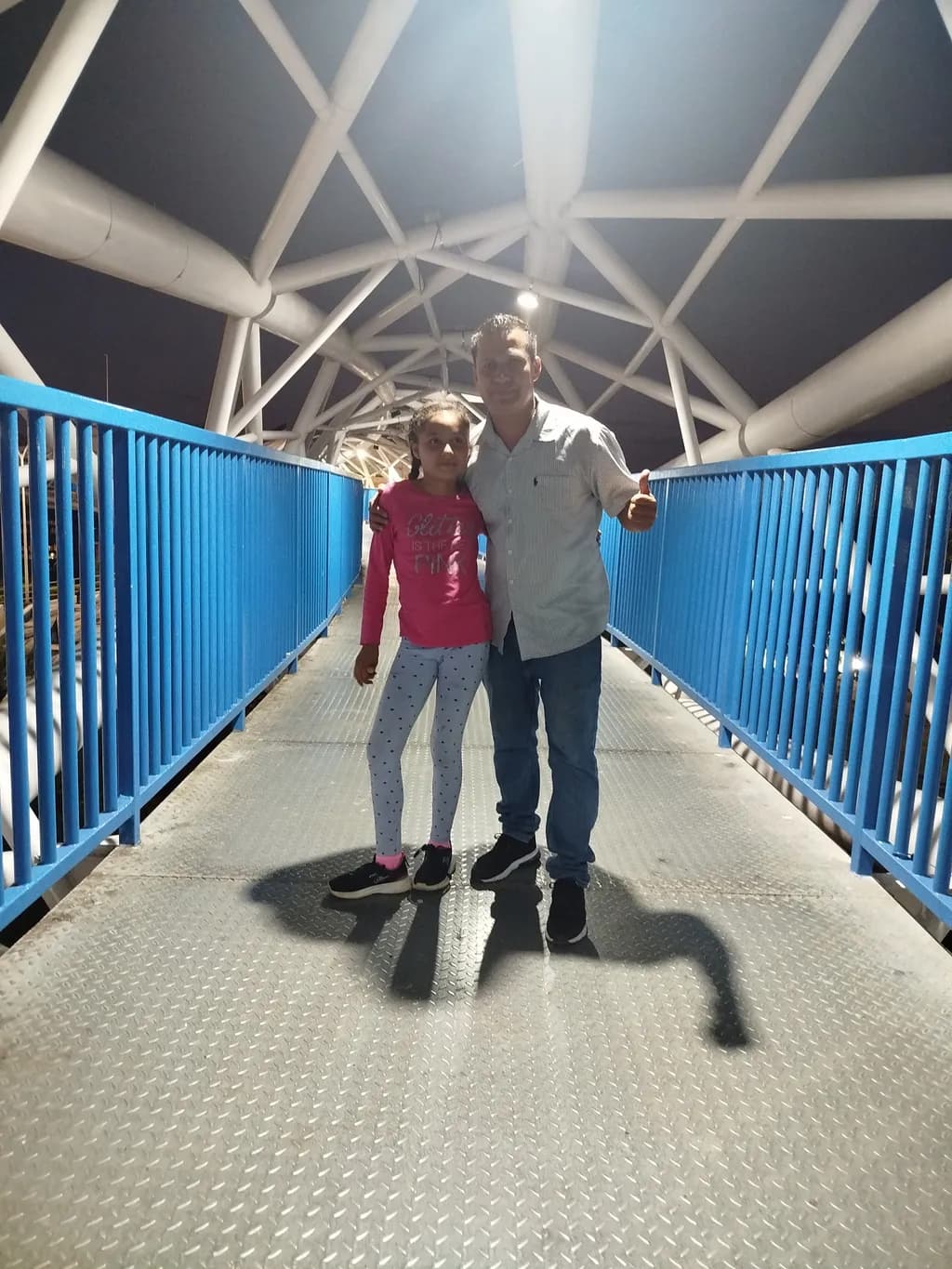 Night Bridge Embrace