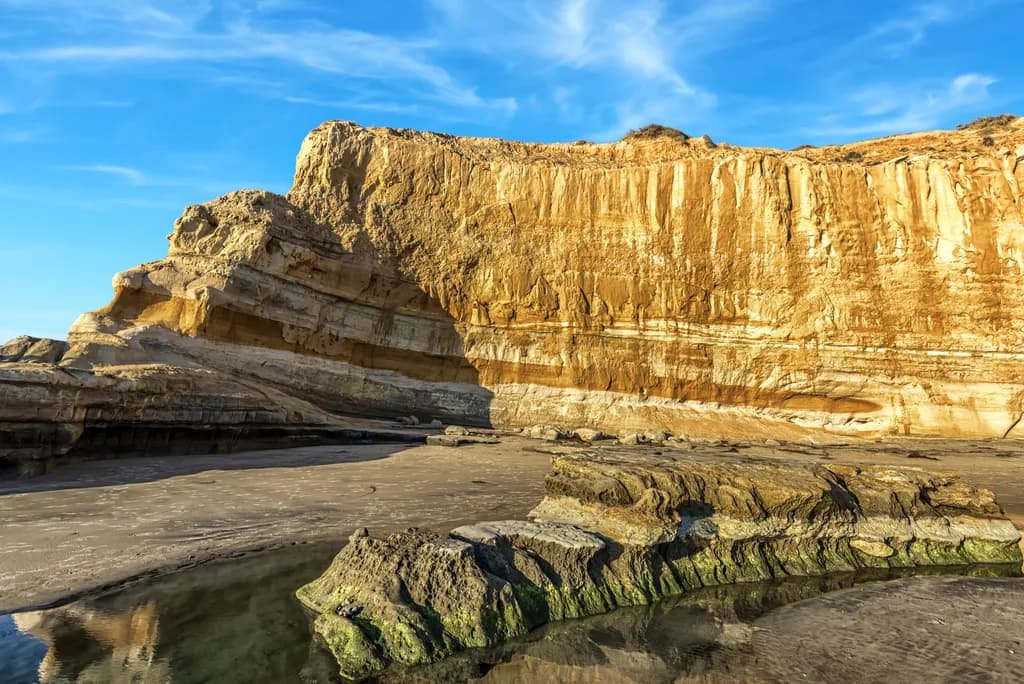 Majestic Coastal Rock Formation - Torrey Pines State Beach