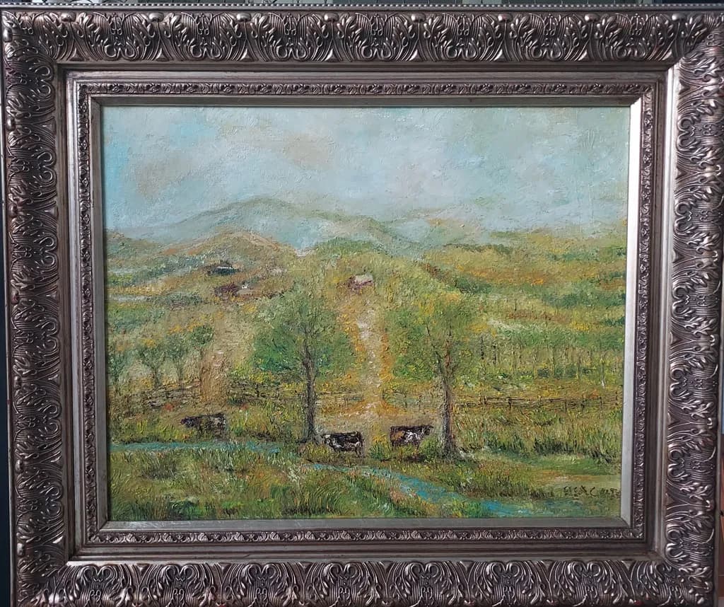 Cattle in the Mountain Meadow