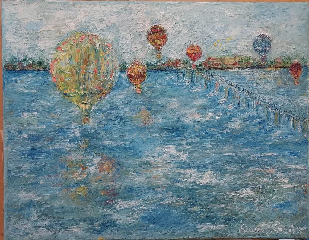 Balloons Over Water