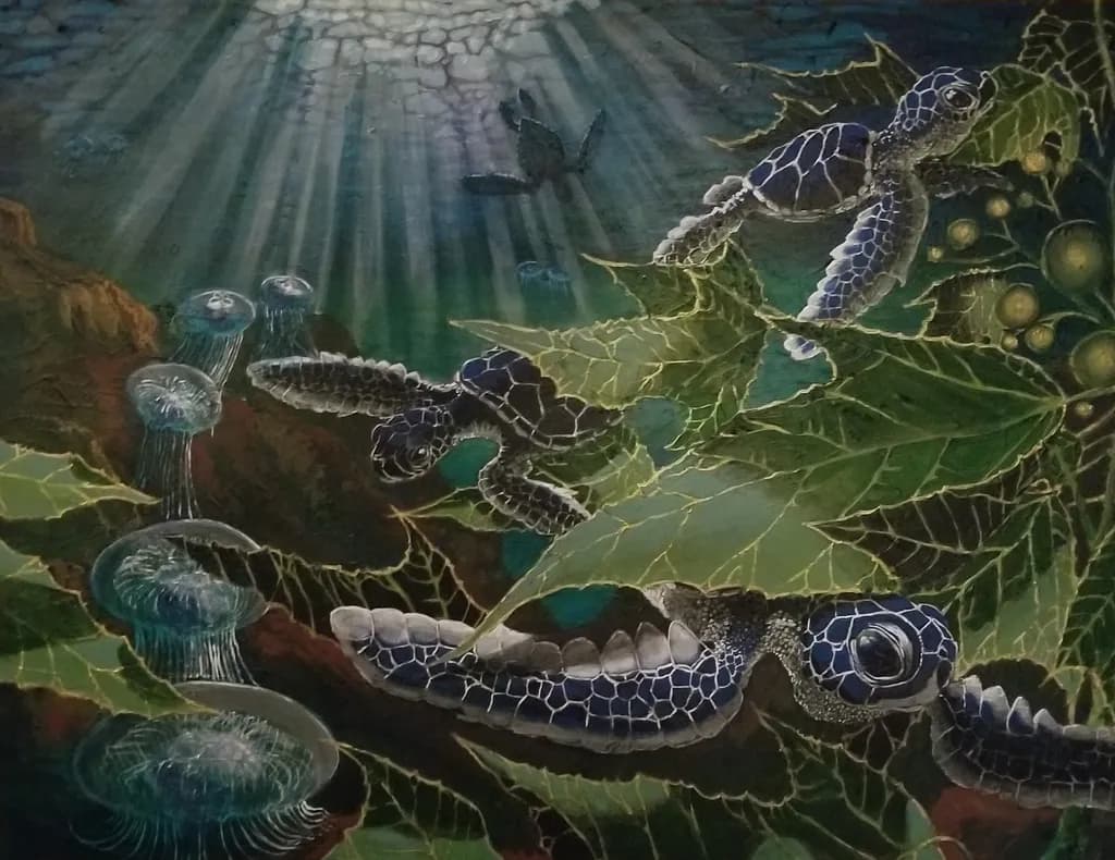 Underwater Hatchlings