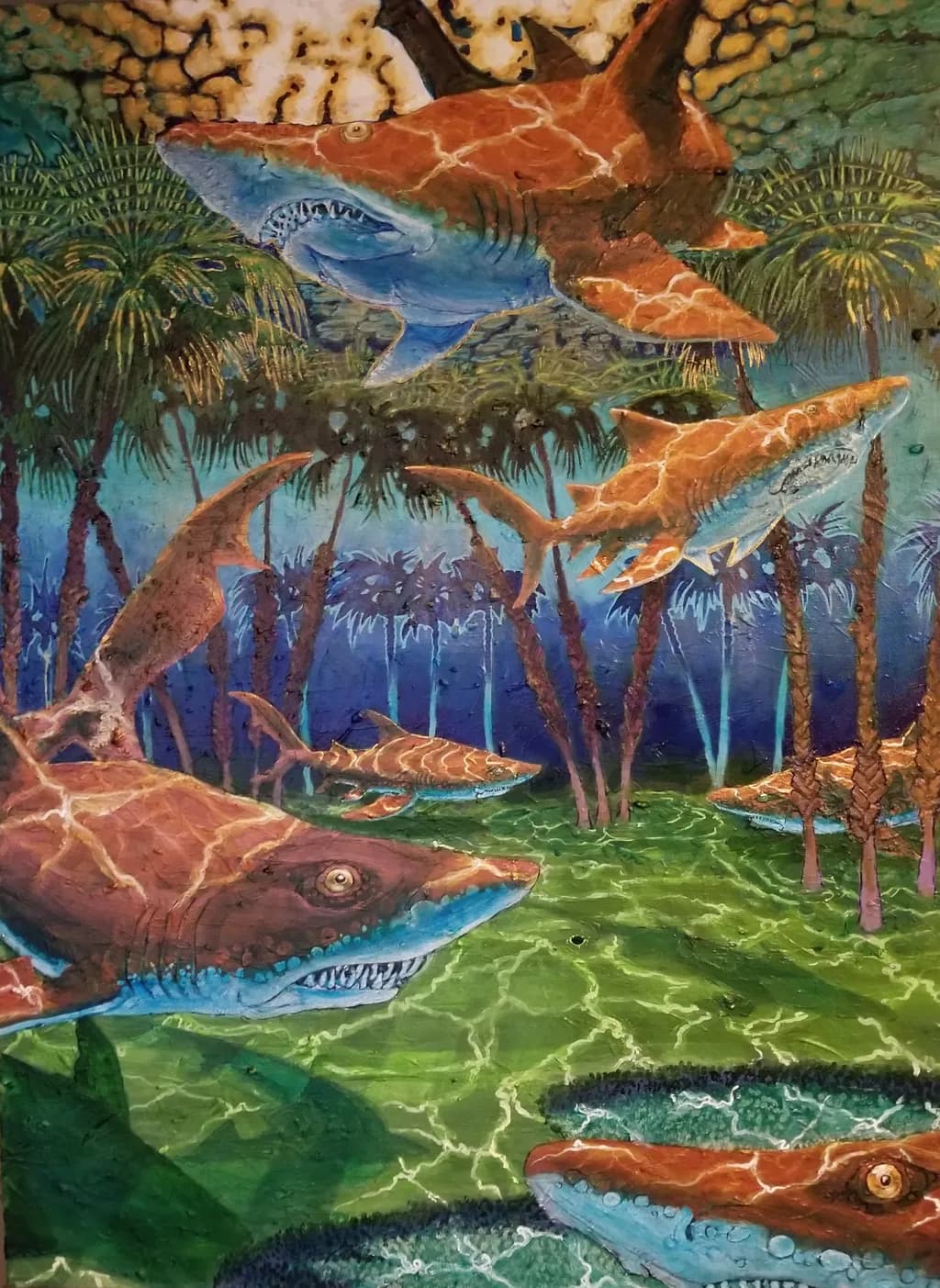Electric Reef Sharks