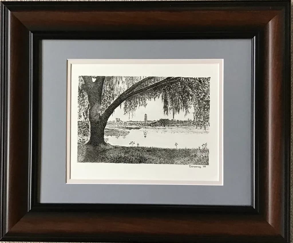 Oak Tree by the Lake