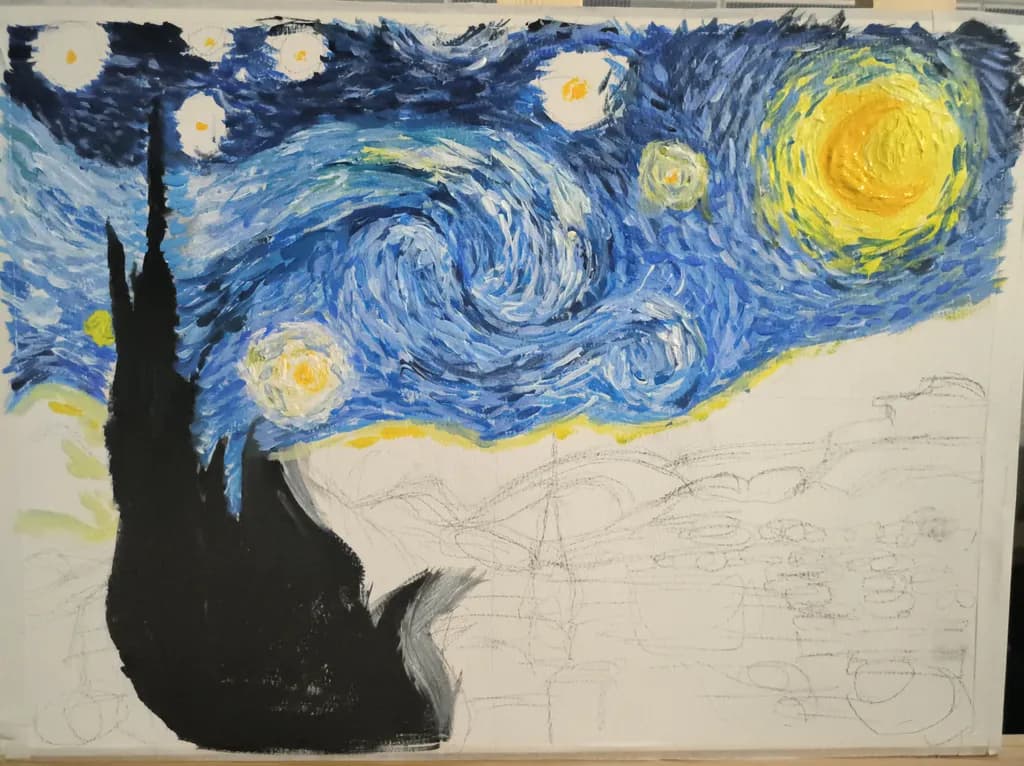 Starry Night Study