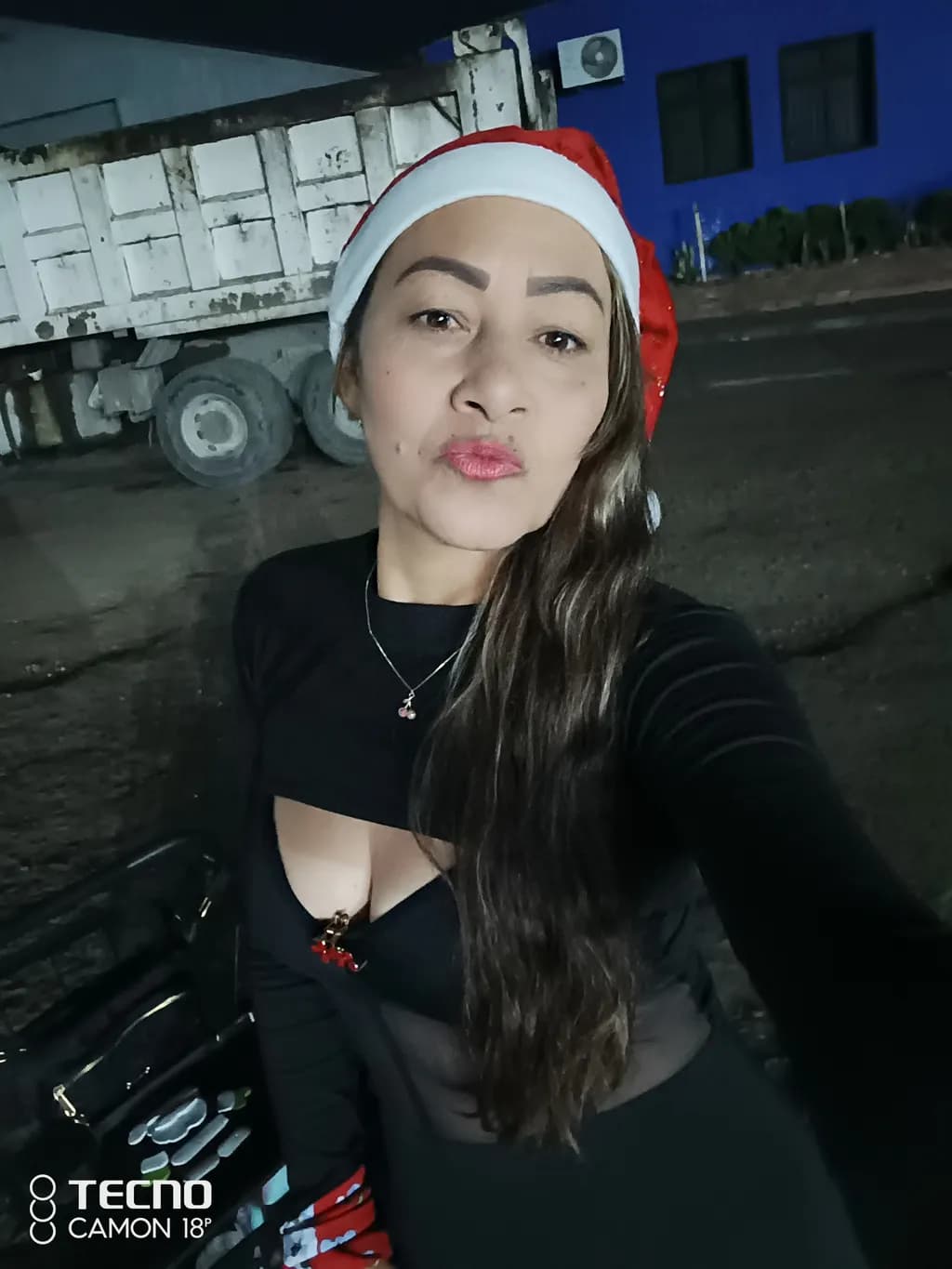 Festive Night Selfie