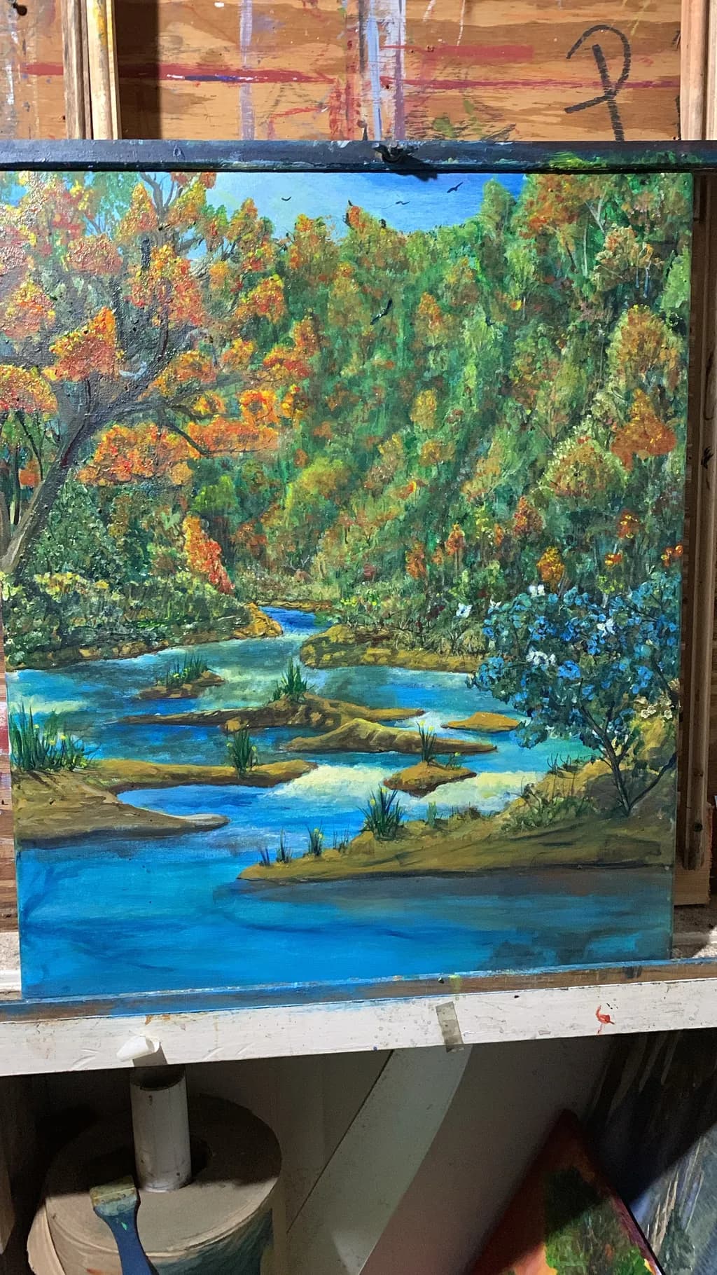 Autumn River Bend