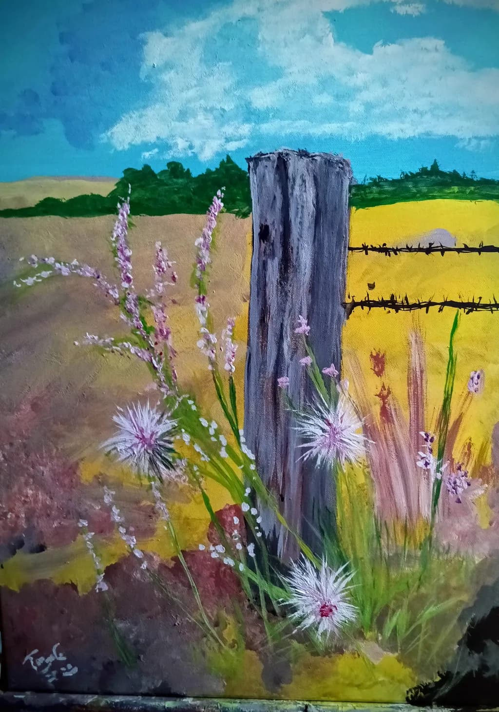 Fence Post Blossoms