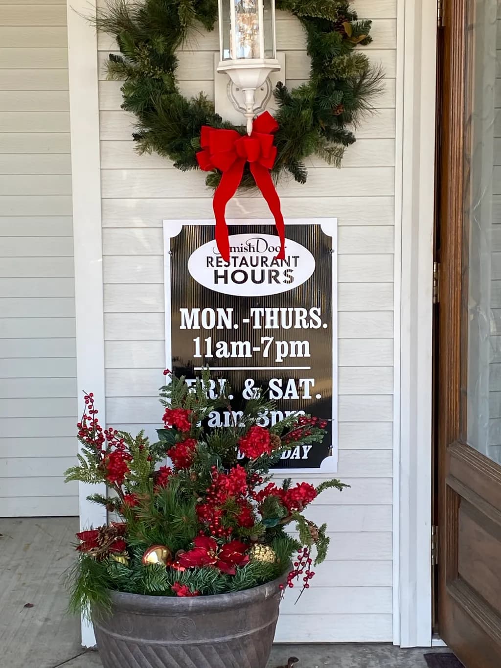 Holiday Welcome Display