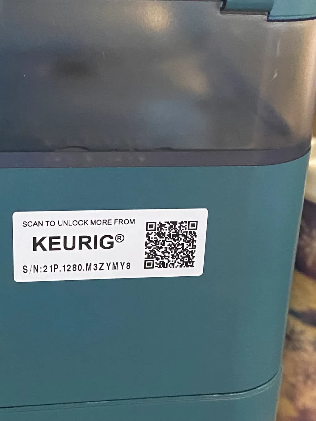 Keurig Scan Unlock