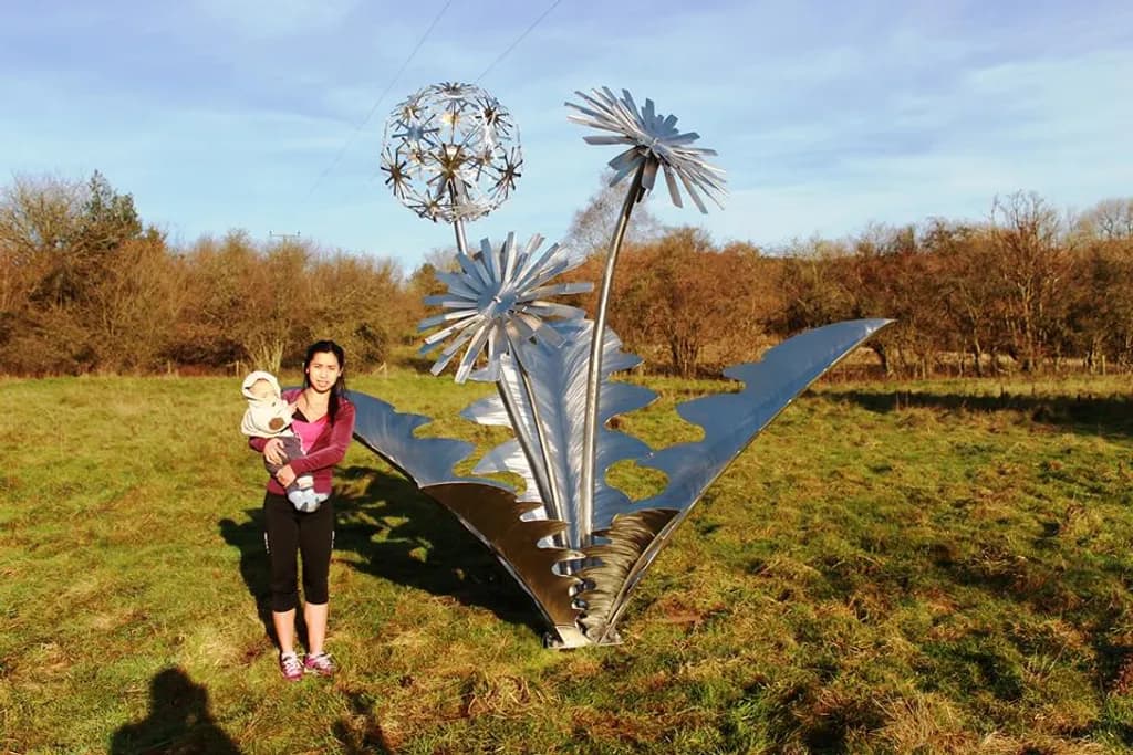Giant Dandelion Sculpture