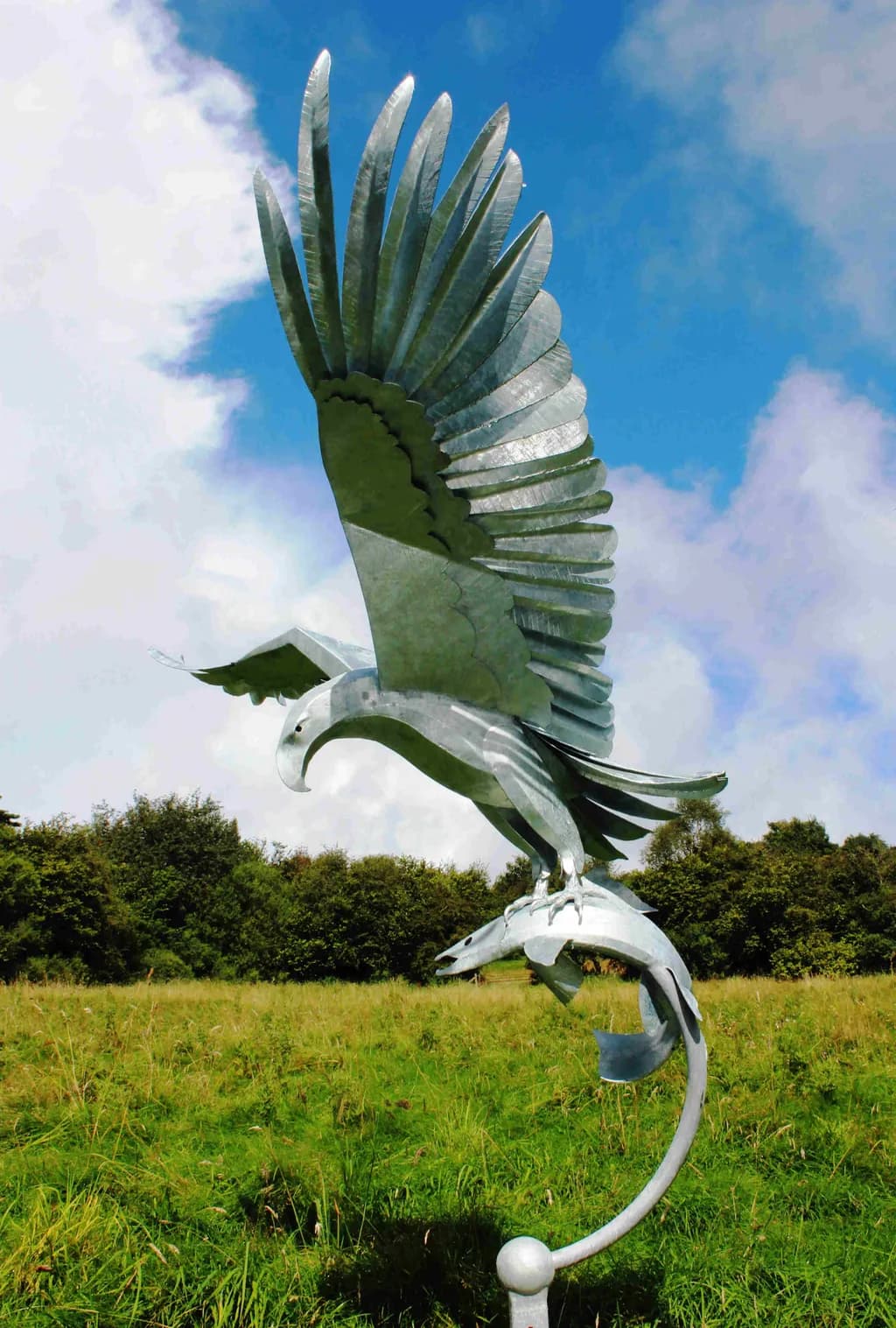 Eagle and Salmon