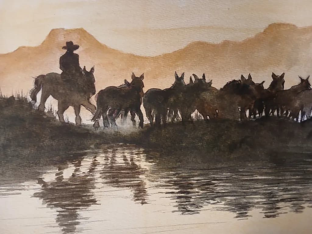 Evening Herd