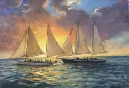 Sails at Sundown
