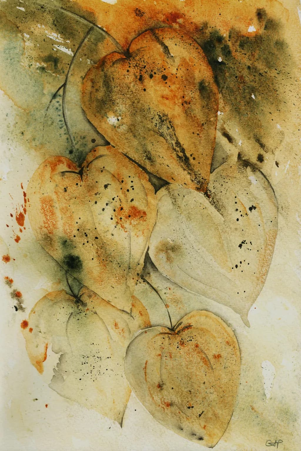 Chinese Lanterns Sepia