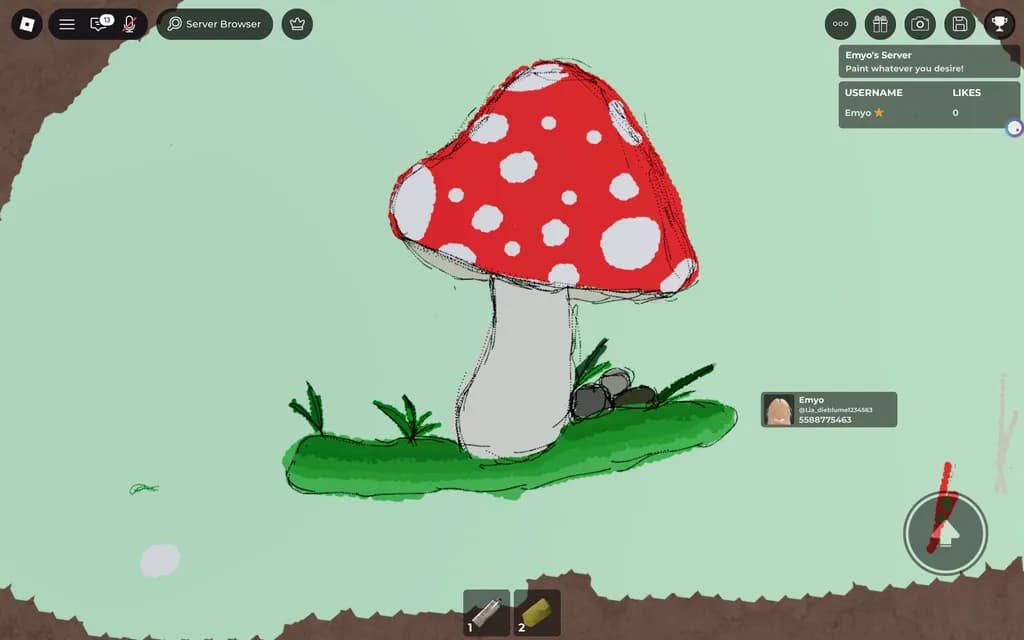 Spotted Mushroom