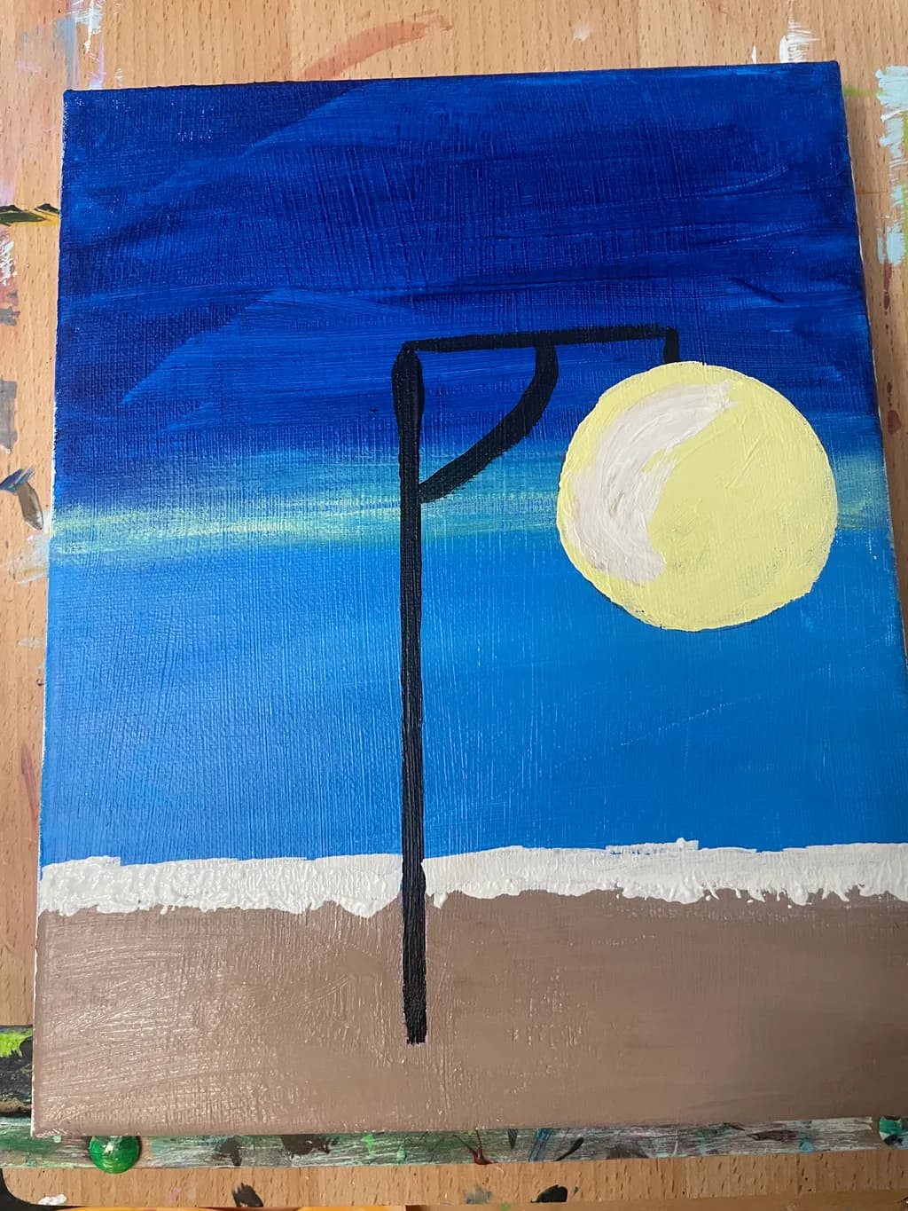 Moonlit Beach Night
