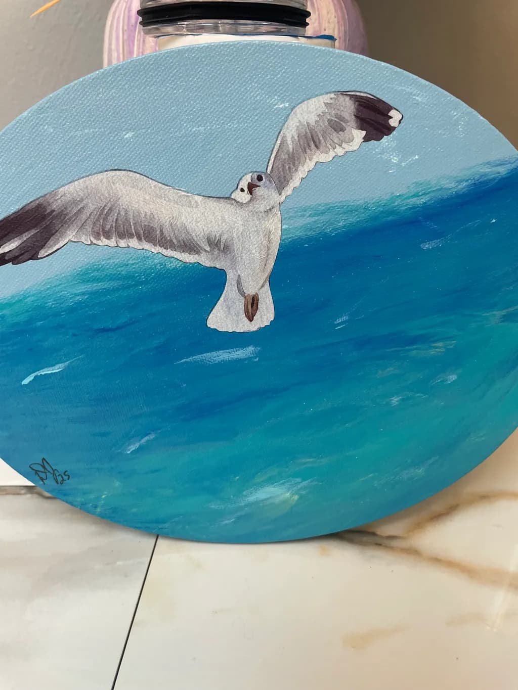 Soaring Over Blue