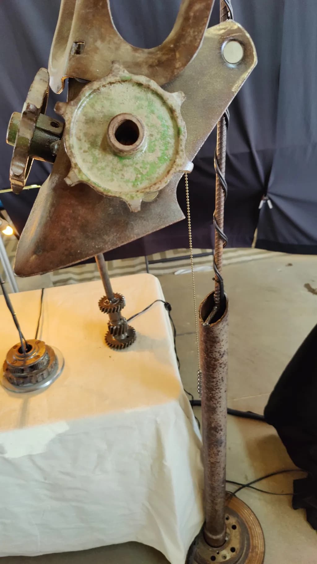 Industrial Gear Sculpture