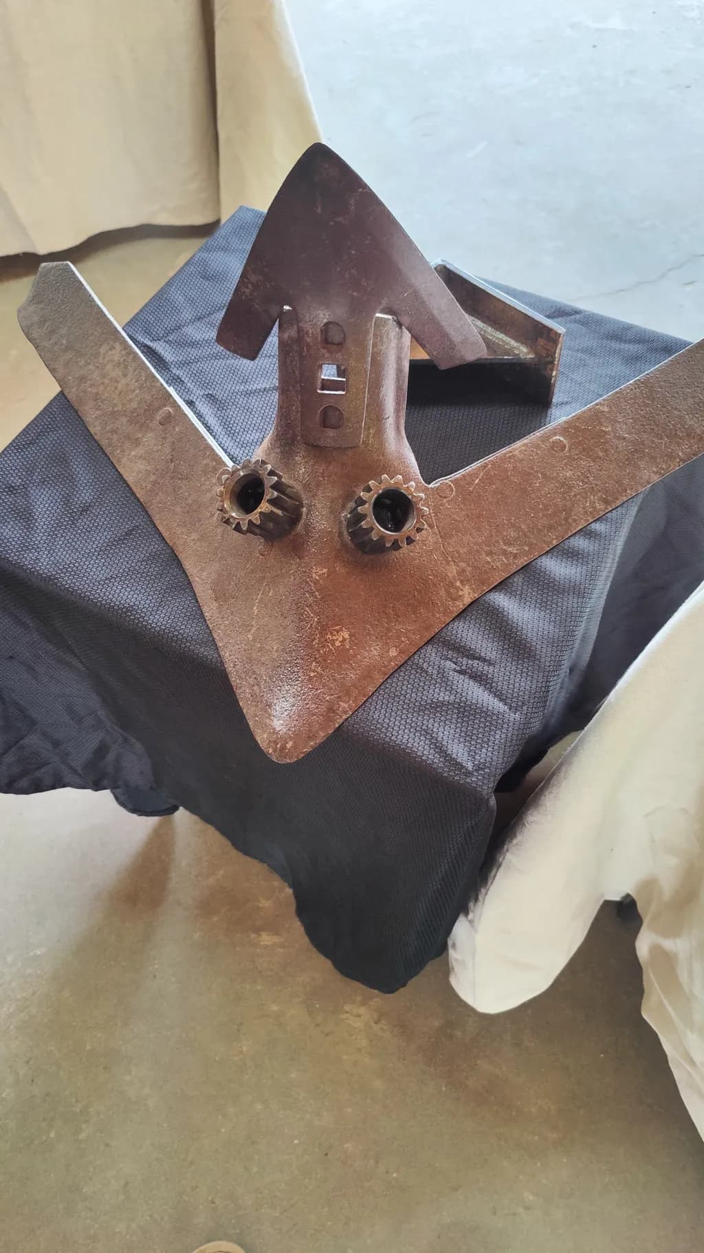Industrial Birdform Sculpture