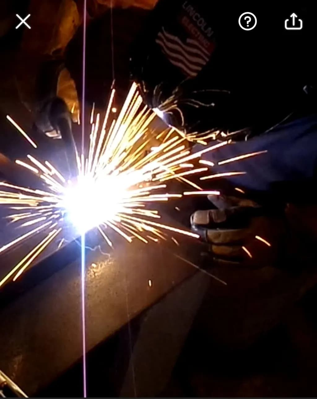 Welding Sparks