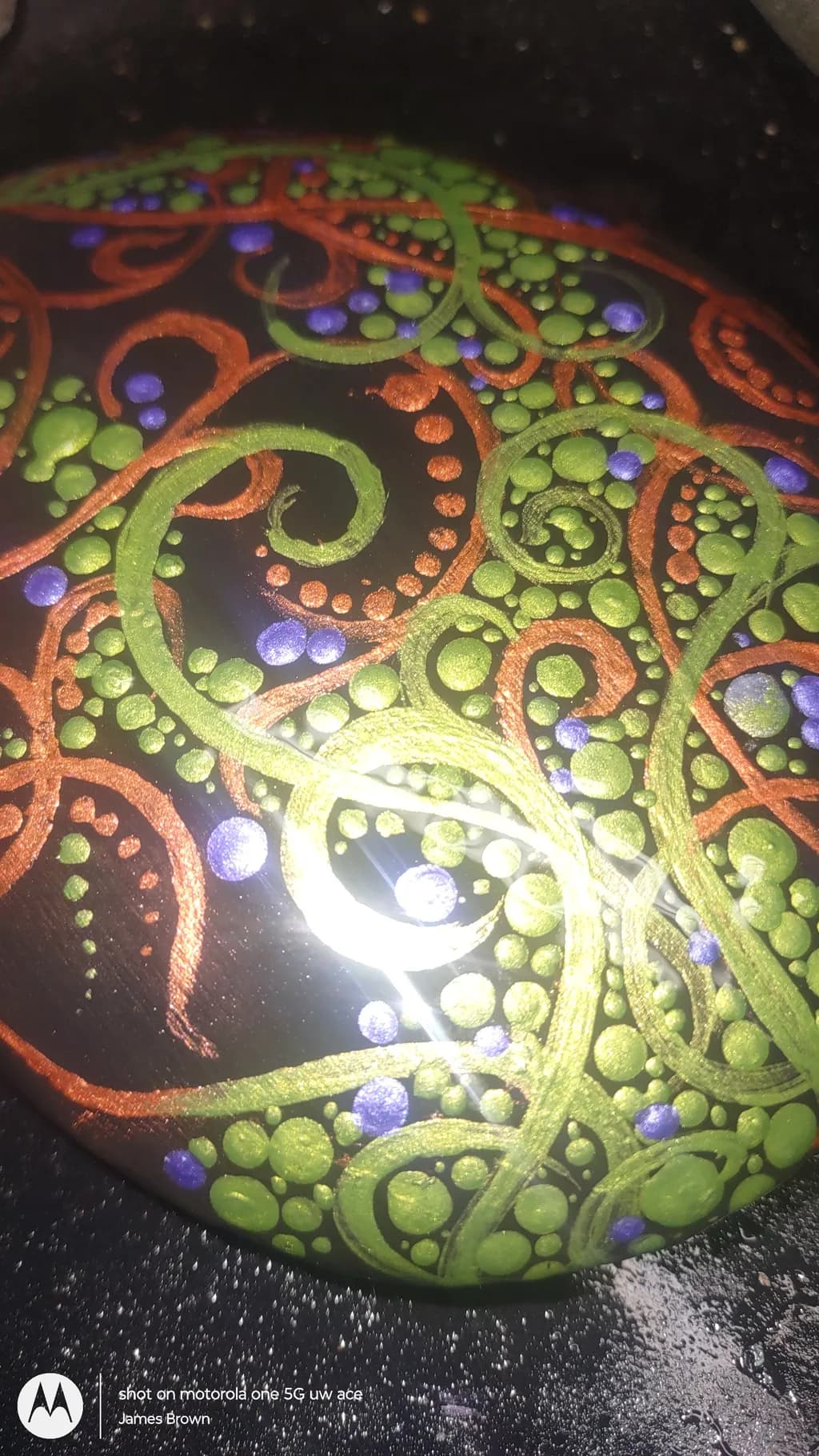 Copper Swirl Mosaic
