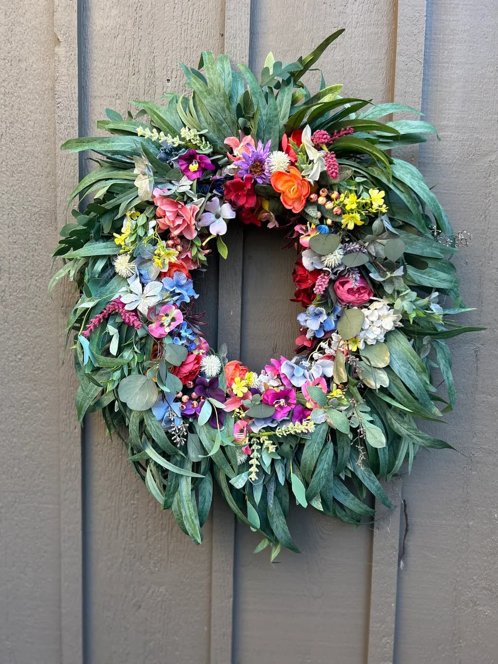 Floral Garden Wreath