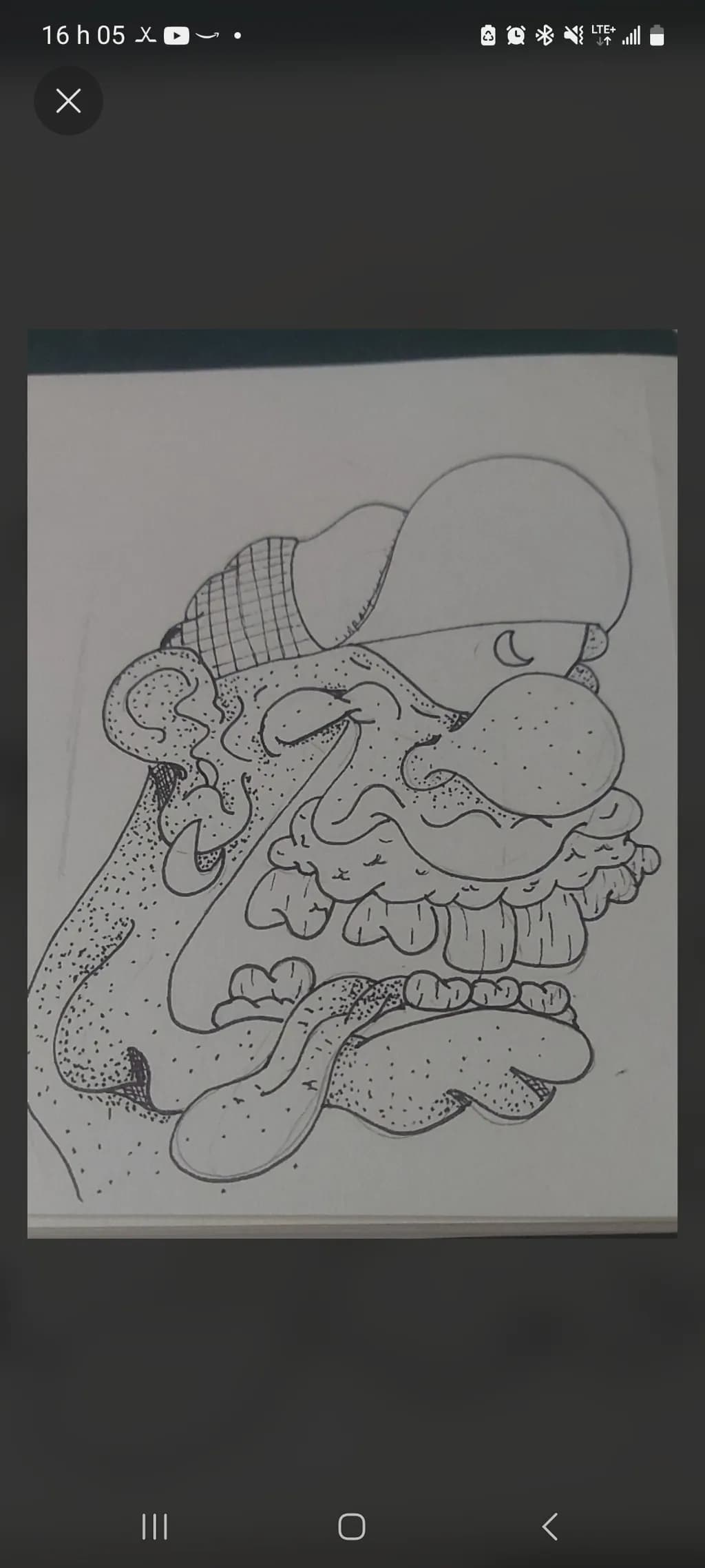 Abstract Grotesque Portrait