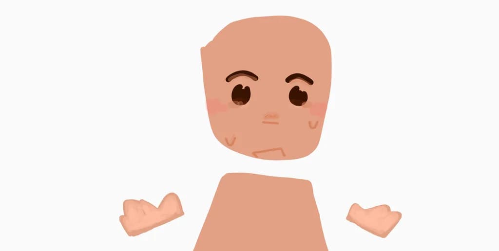 Gentle Canvas Figure