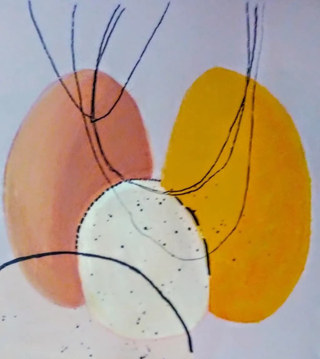 Minimalista Circular Composition 1 40 40 cm 30€