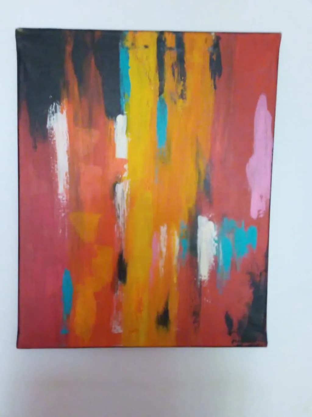 Abstrato Vermelho. 25 €. tela 50x40 cm