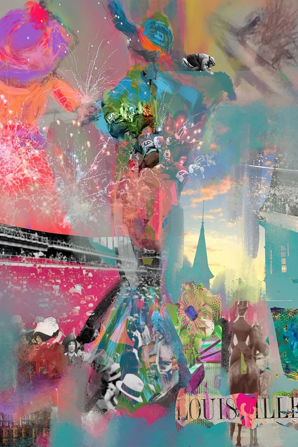 Kentucky Derby Collage