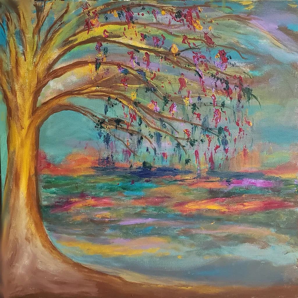 Colorful Tree Branches