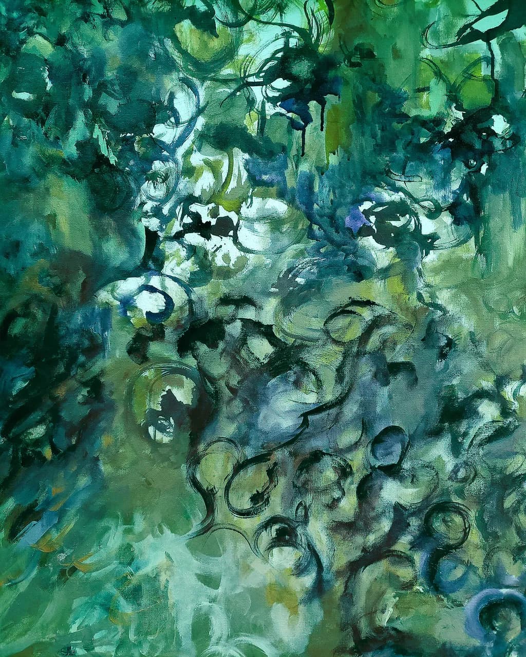 Turquoise Green Currents