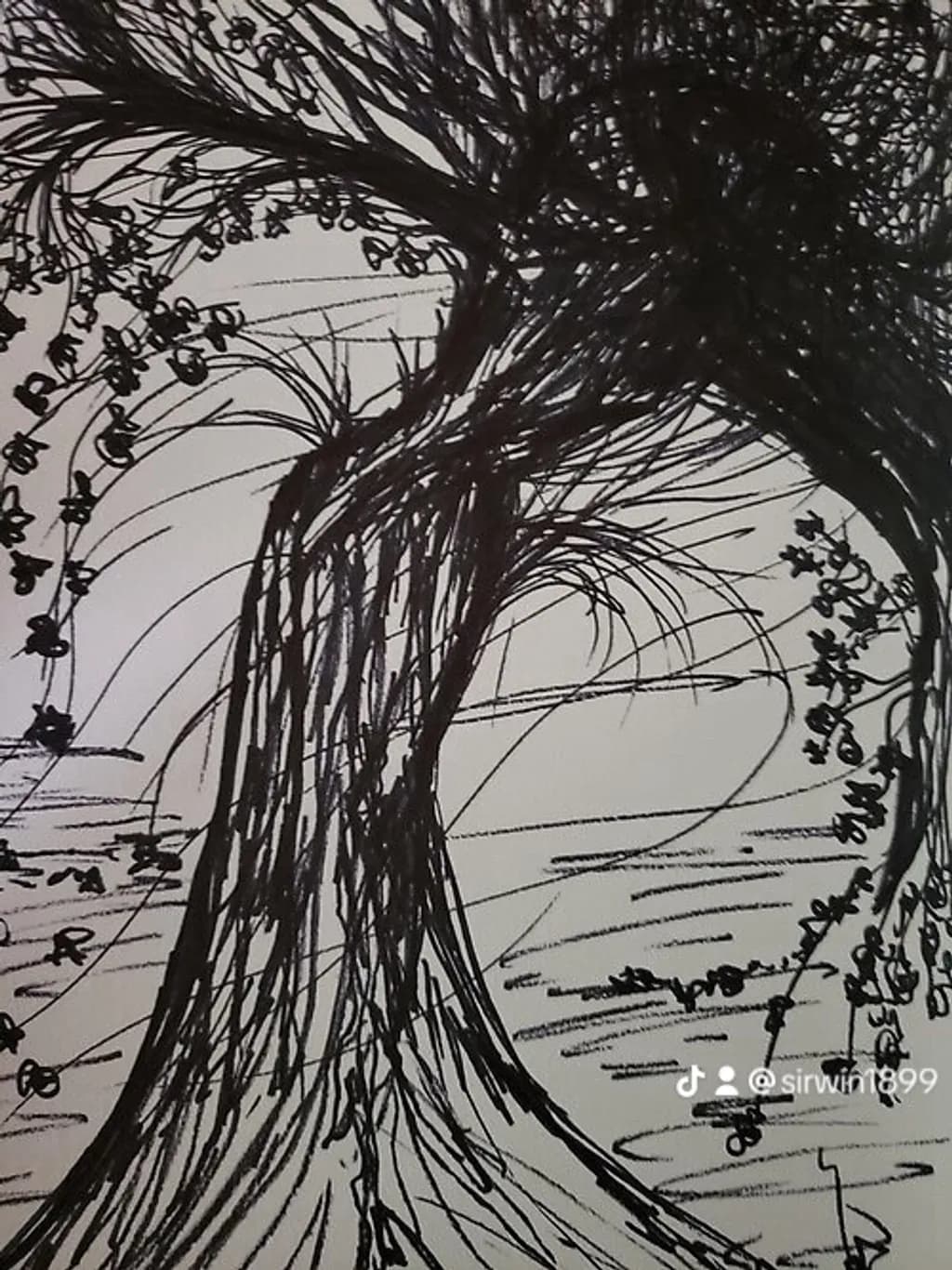 Twisting Ink Tree
