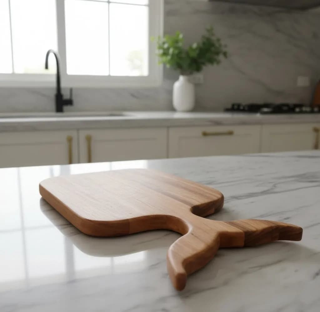 Whale Tail Cutting Board