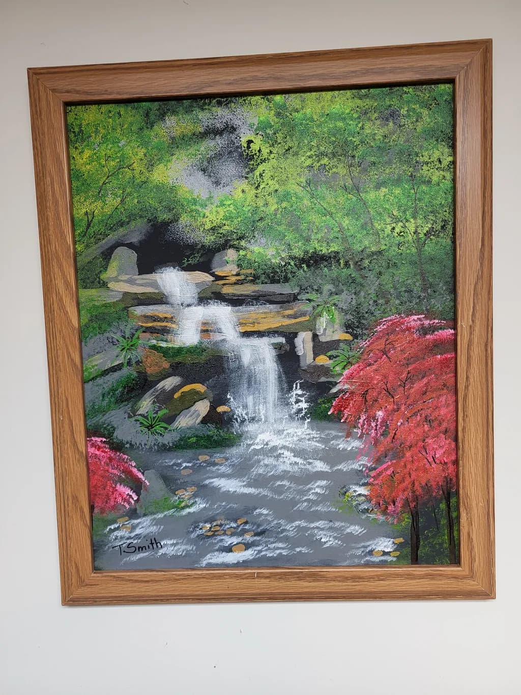 Forest Waterfall Cascade