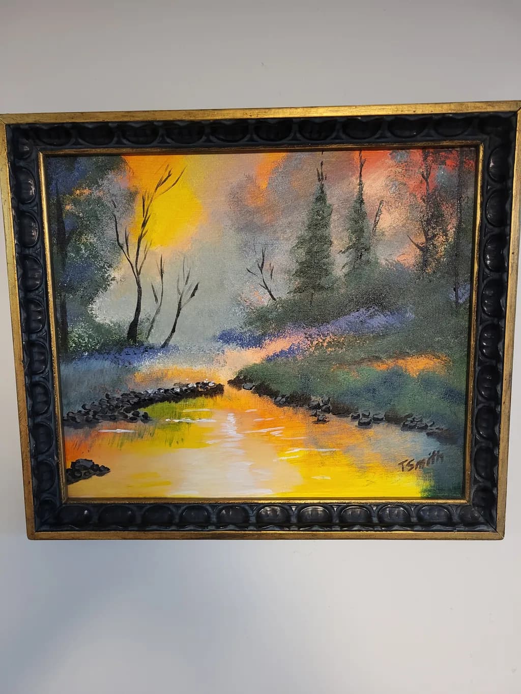 Golden River Landscape