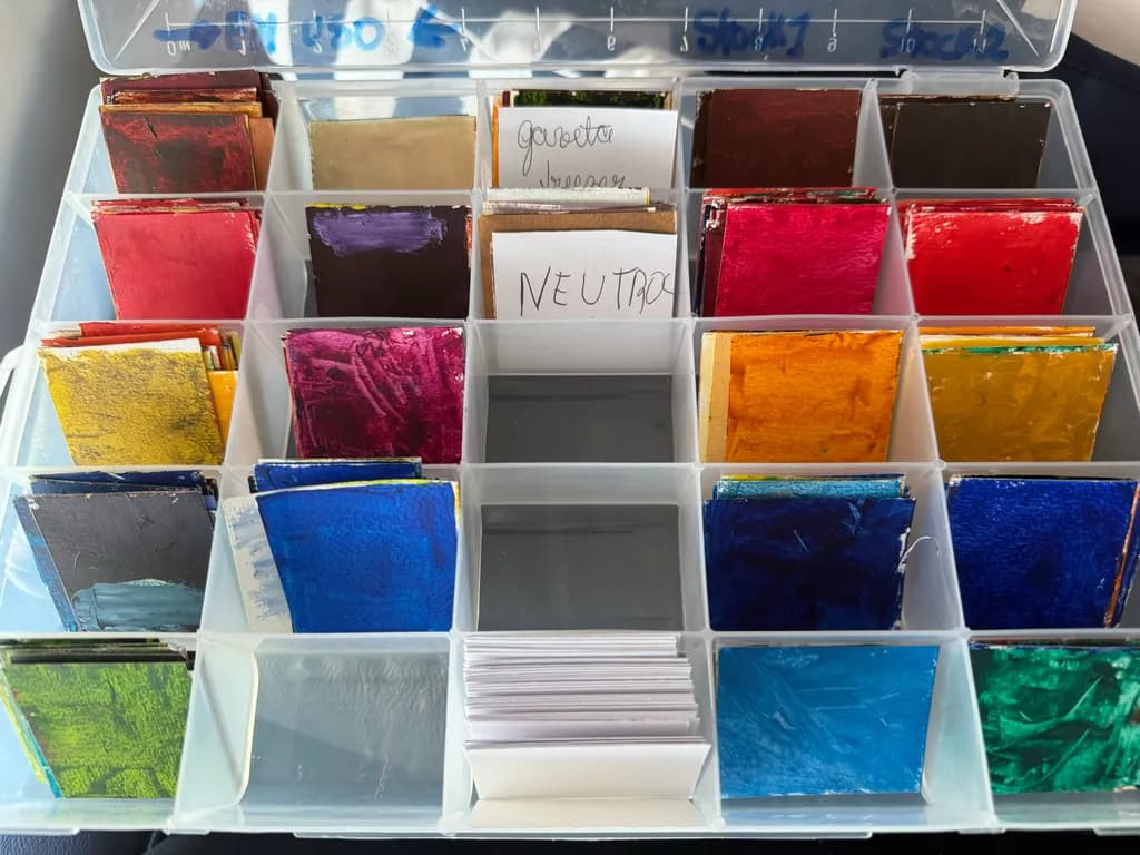 Organized Color Samples