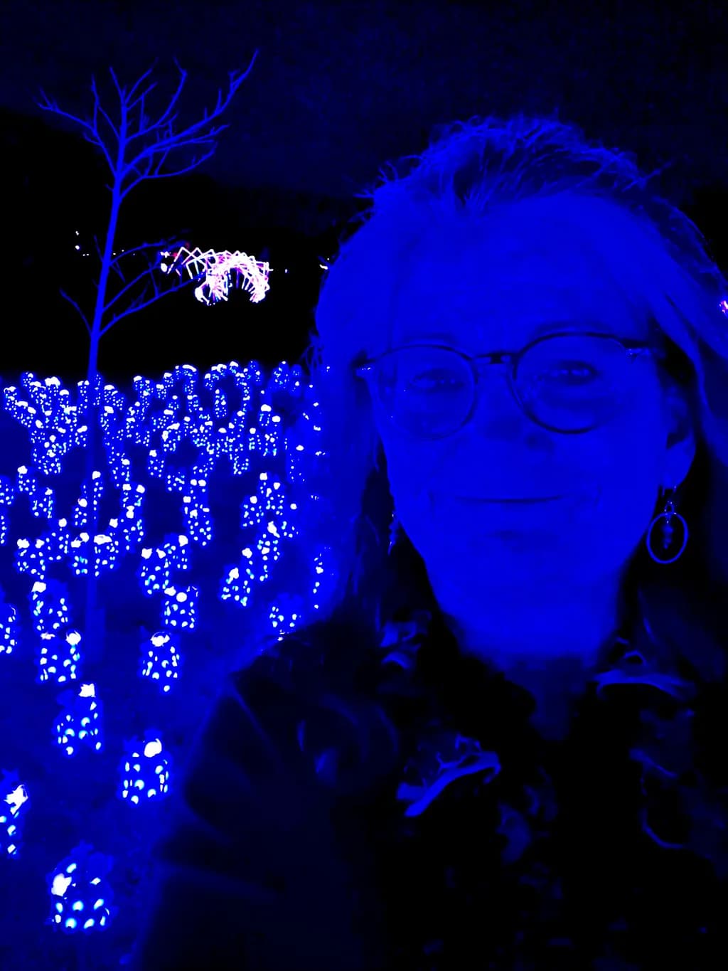 Blue Glow Portrait