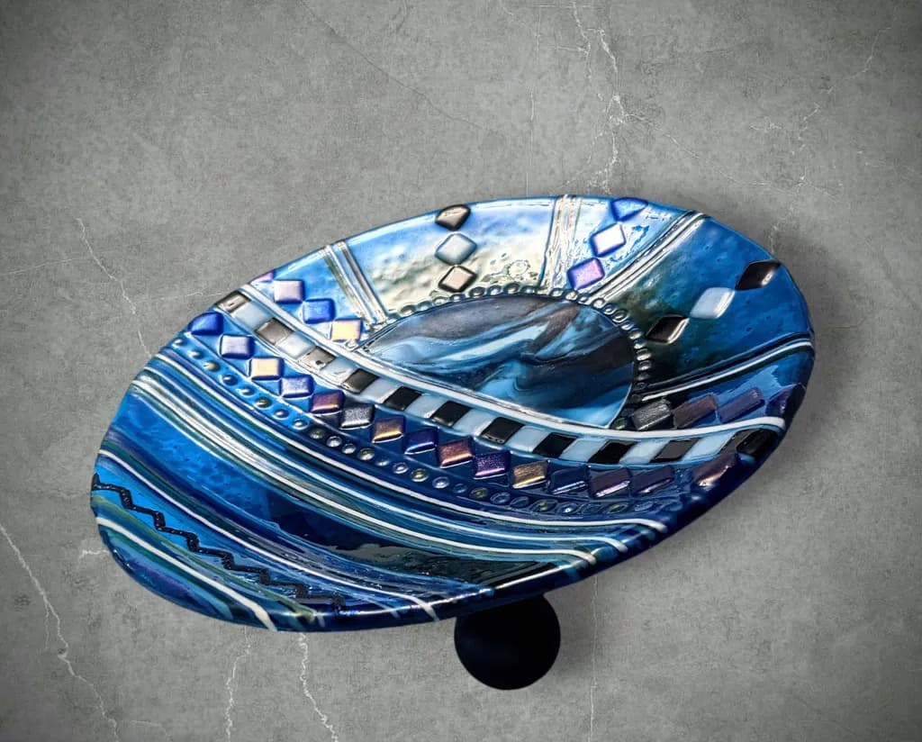 Cerulean Mosaic Bowl