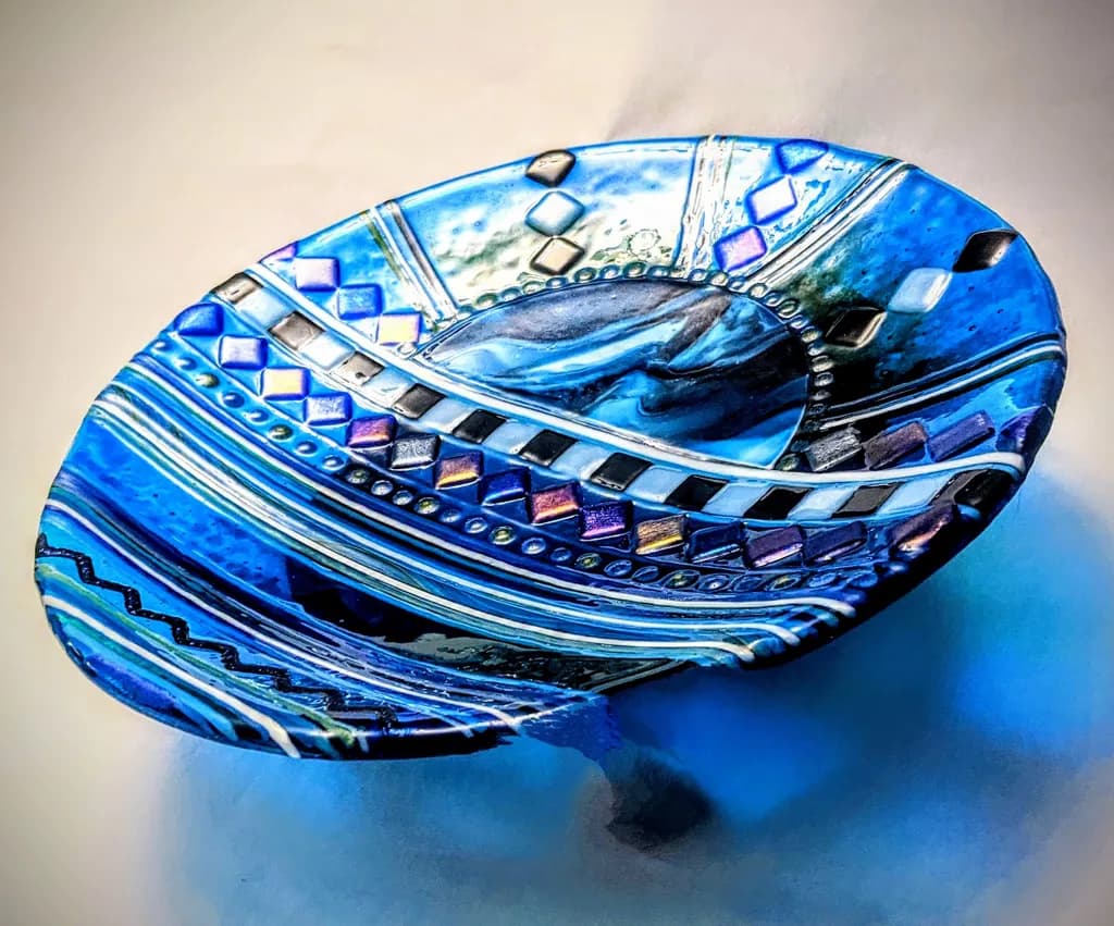 Cerulean Mosaic Bowl