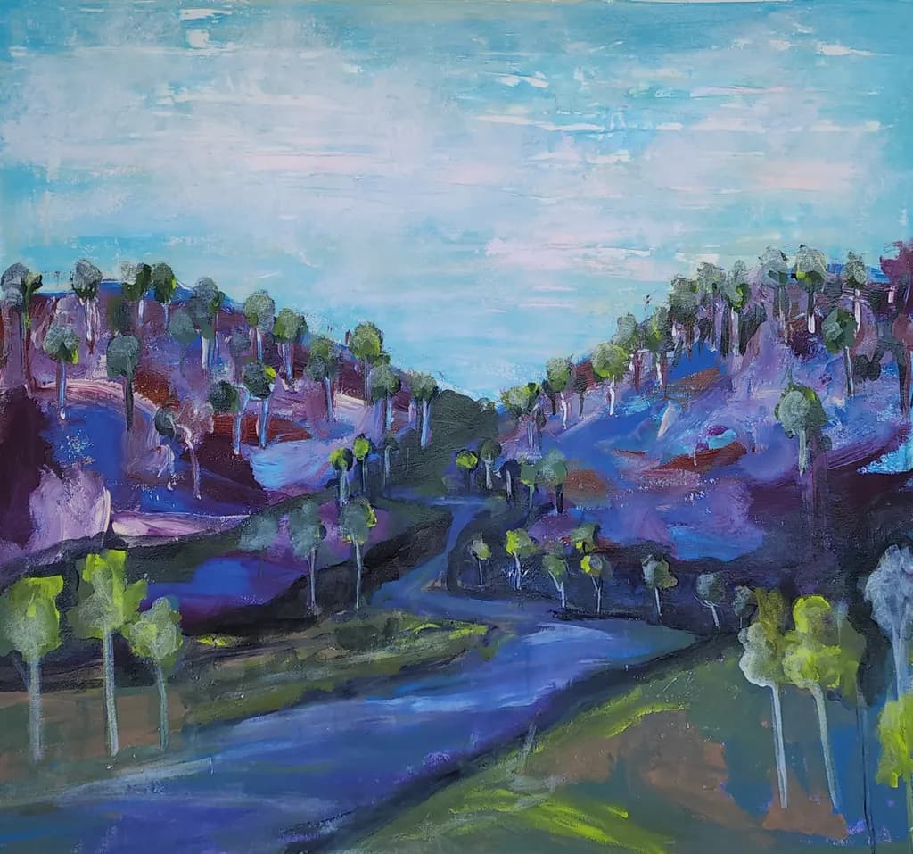 Blue Hillscape