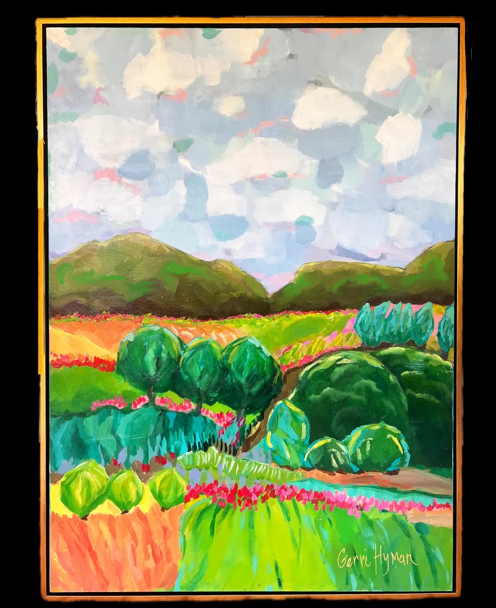 Colorful Hillscape