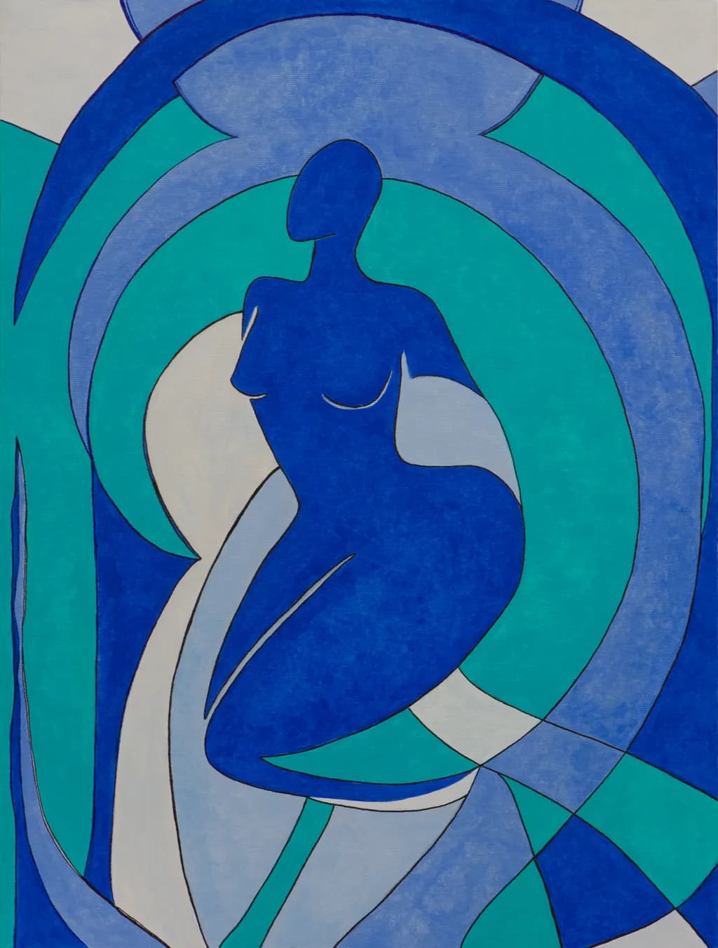 Blue Silhouette