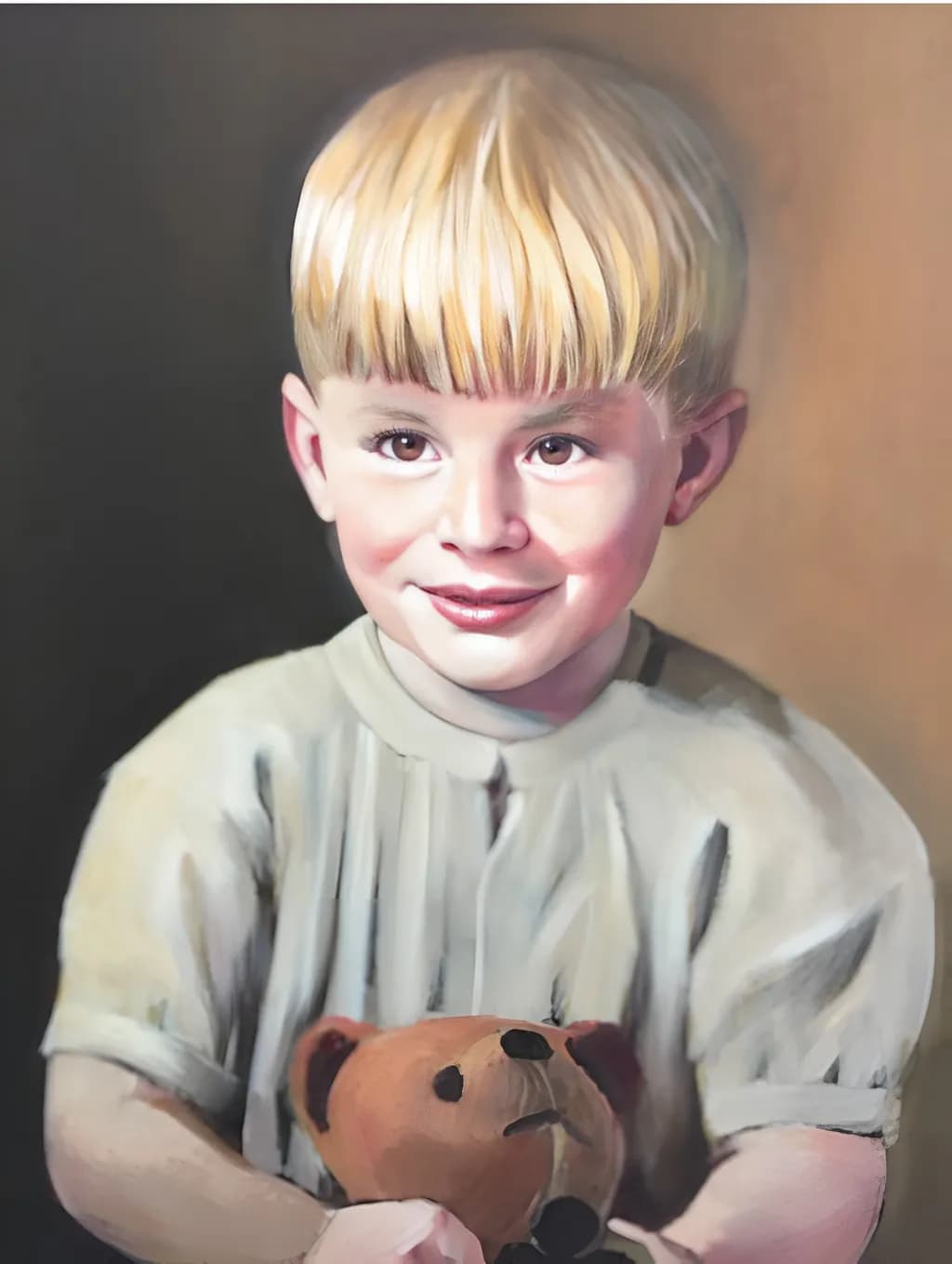Boy with Teddy