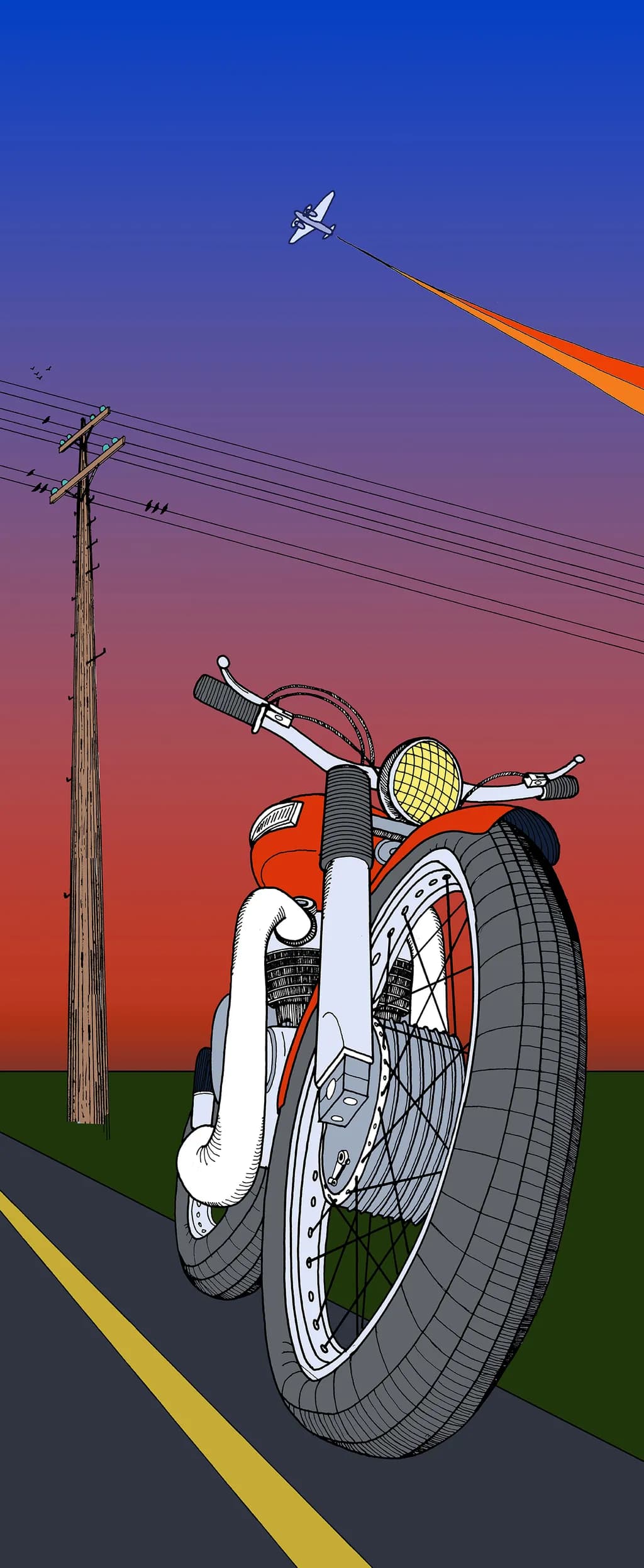 Bike Sunset