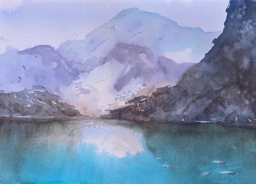 Misty Mountain Lake