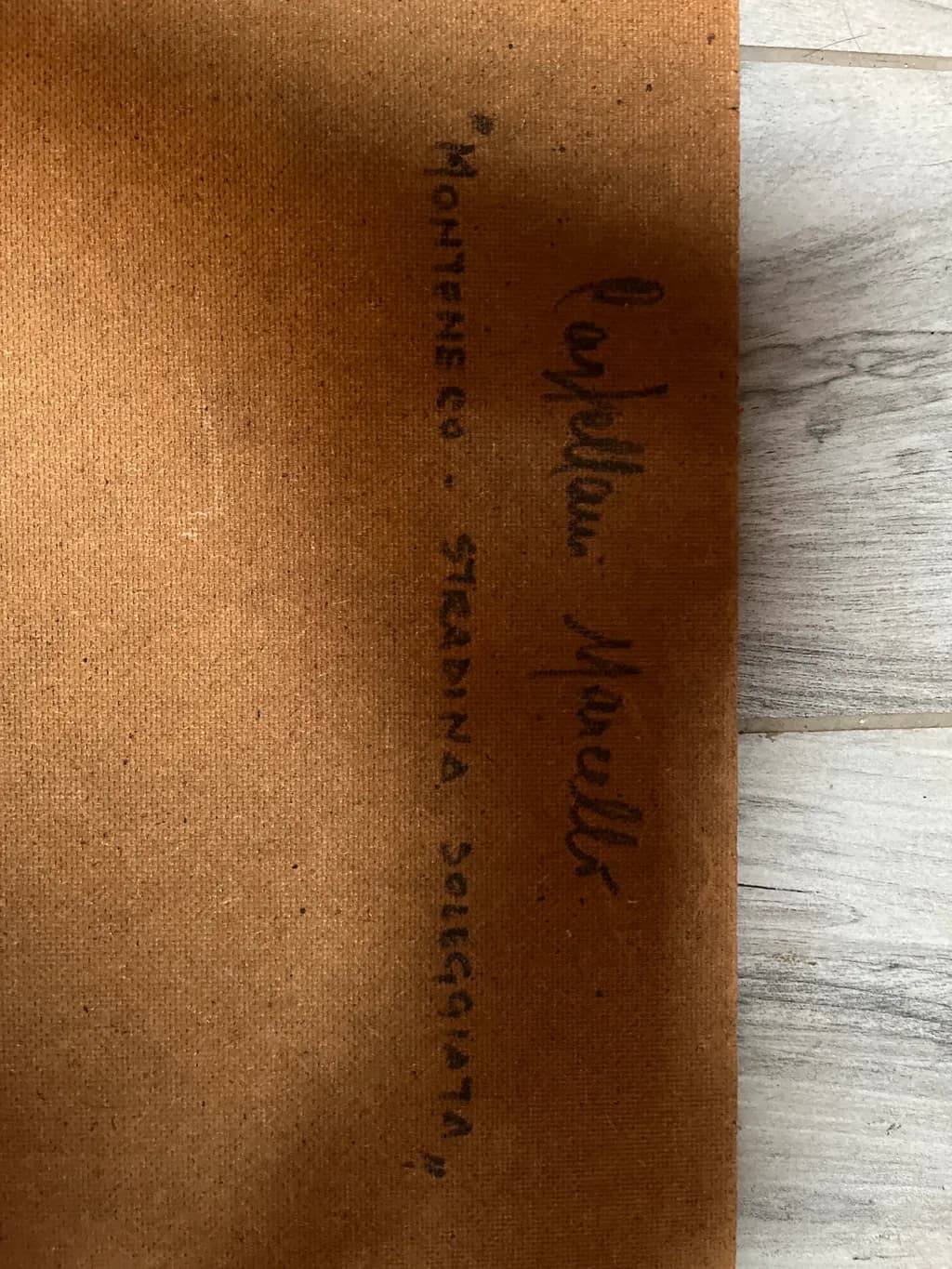 Canvas Signature Close-Up