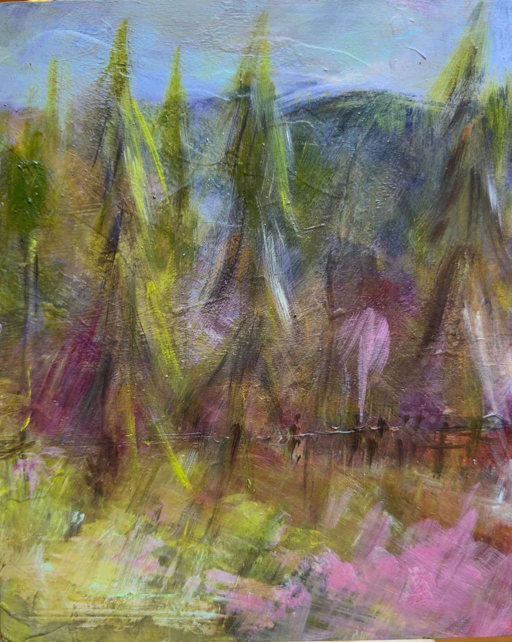 Singing Pines in Pink Key