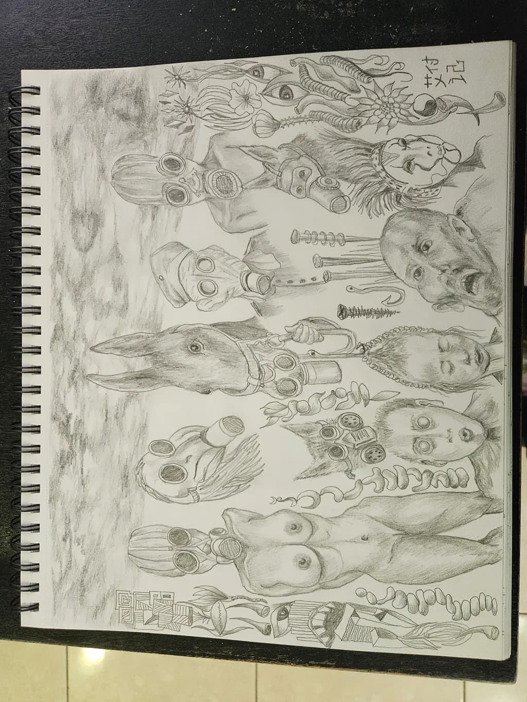 Masked Figures Assembly